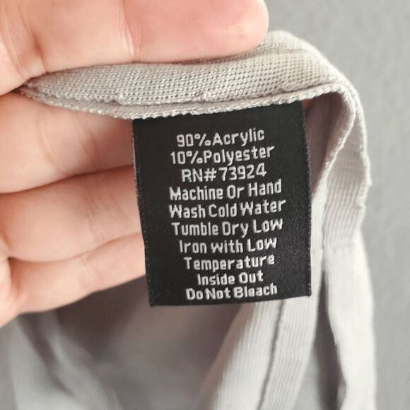 Misook Women's Gray Sleevless Classic Knit Tank Top XL - Picture 4 of 4